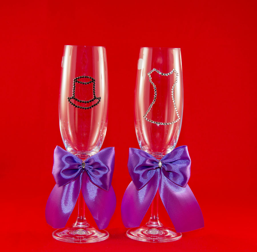 БОКАЛЫ СО СТРАЗАМИ SWAROVSKI № 4.